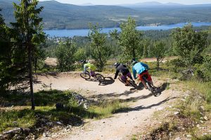 Under sommarsäsongen är Bike parken öppen med Down Hill cykling för hela familjen i fjällanläggningen.